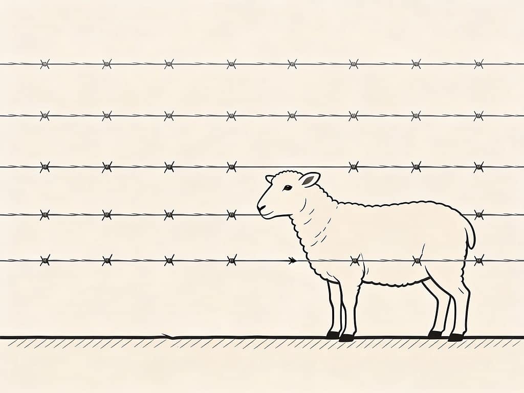 Electric fence wire spacing configuration | Can sheep be kept in with electric fencing?