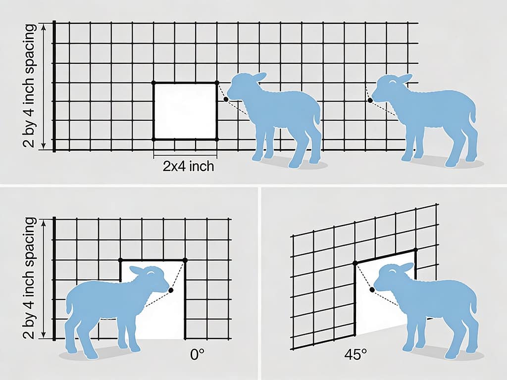 Fence spacing diagram for baby animals | How small should fence spacing be for baby animals?