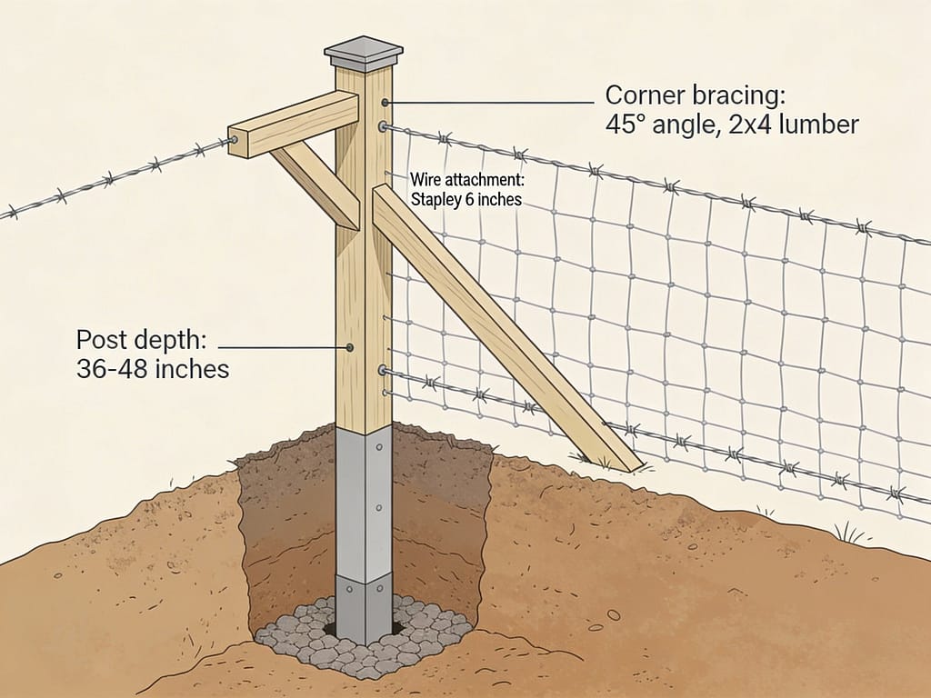 Proper fence post installation for longevity | What fencing lasts the longest for small farms?