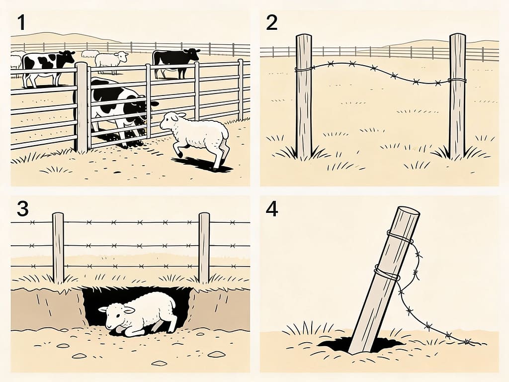 Common beginner fencing mistakes on small farms | What fencing mistakes do new small farm owners make most often?