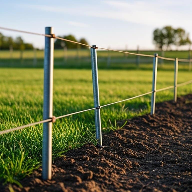 Proper electric fence grounding system setup for electric fence Proper electric fence grounding system setup in rural farm pasture