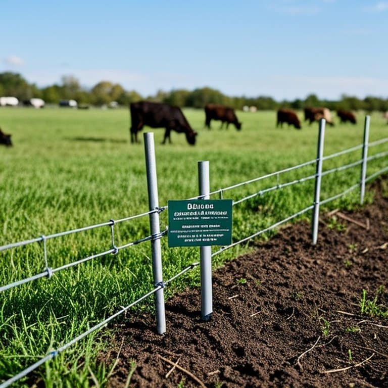 牧场电围栏接地系统安装(多接地棒、地线连接,农业牲畜围栏专业配置) 牧场电围栏接地系统安装(多接地棒、地线连接,农业牲畜围栏专业配置)
