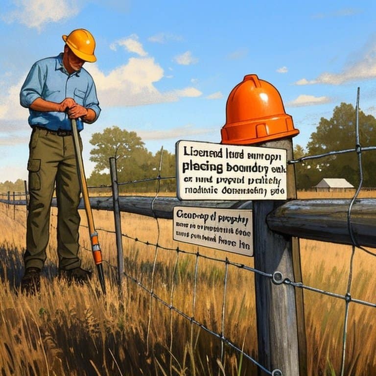 土地测量边界标记相关示意图 土地测量边界标记相关示意图