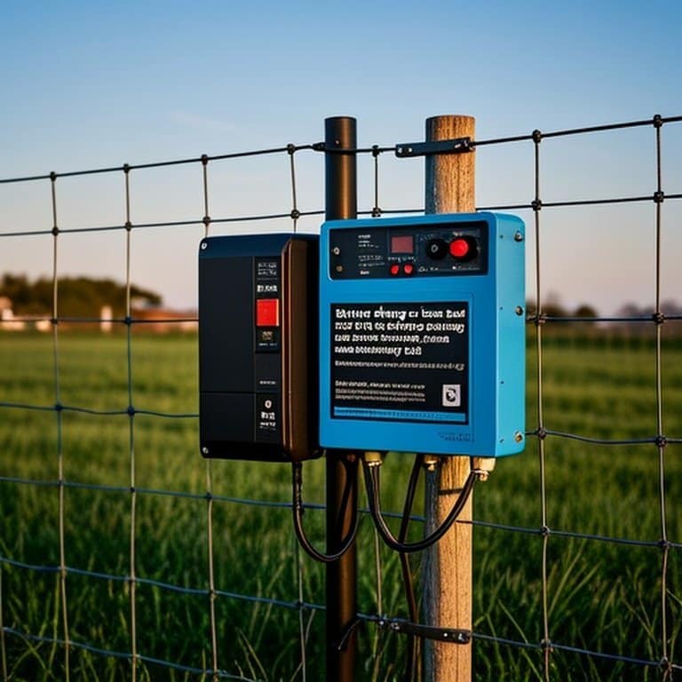 电围栏系统相关示例图片(含安装、布局、接地等场景) 电围栏系统相关示例图片(含安装、布局、接地等场景)