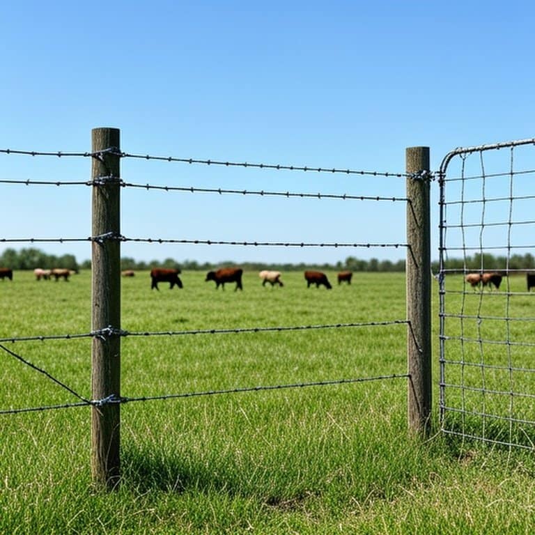 Comparison of four wire fence types in pastoral agricultural landscape with grazing livestock Comparison of four wire fence types in pastoral agricultural landscape with grazing livestock